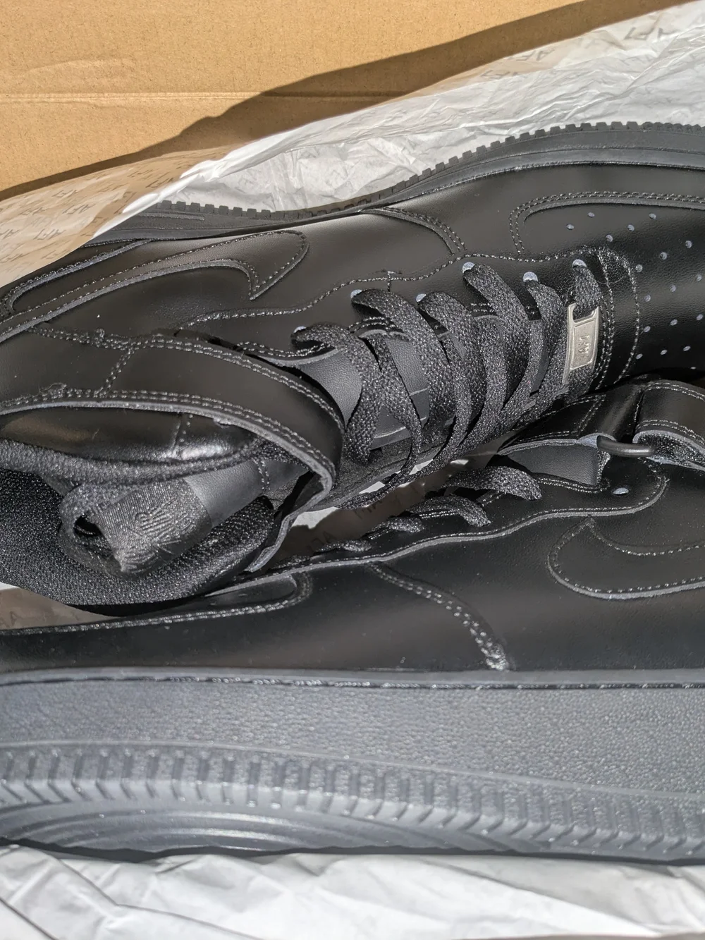Men's Black Nike Air Force 1 '07 High Top Sneakers Brand New In Box!